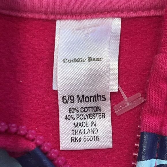 🛍CUTE LITTLE BABIES HOODED SWEATSHIRT SIZE 6-9 MONTHS 🛍 - Picture 4 of 6